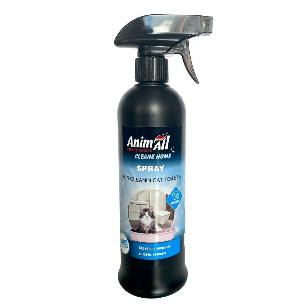 AnimAll cleane home Спрей для чищення котячих туалетів, 500 мл (163086) - зображення 1