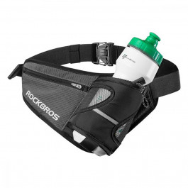 RockBros Спортивна сумка на пояс (крос боді) для бігу та велоспорту  D36 Чорний