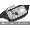 Tigernu Міська сумка через плече (крос боді)  T-S8621 для планшета/телефону до 8" Чорна з сірим - зображення 3