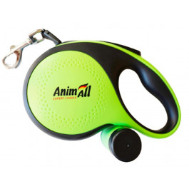 AnimAll Повідець-рулетка  з диспенсером, для собак вагою до 15 кг, 3 м, червона (171731)