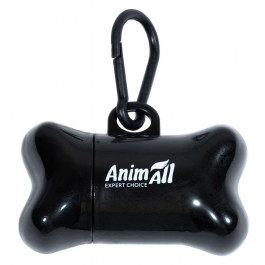 AnimAll Диспенсер-кісточка з пакетами для прибирання за собакою, червоний (171744)