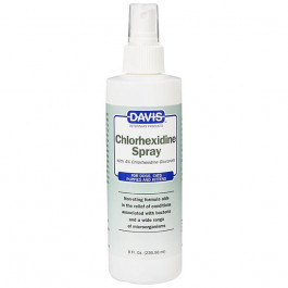 Davis Veterinary Chlorhexidine Spray - cпрей Дэвис с 4% хлоргексидином для собак и кошек 237 мл (CHSP08)