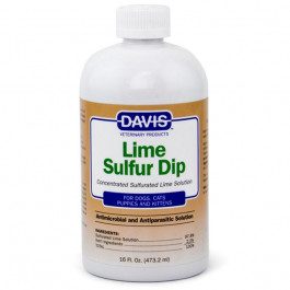 Davis Veterinary Средство Davis Lime Sulfur Dip антимикробное и антипаразитарное, для собак и котов, концентрат, 454