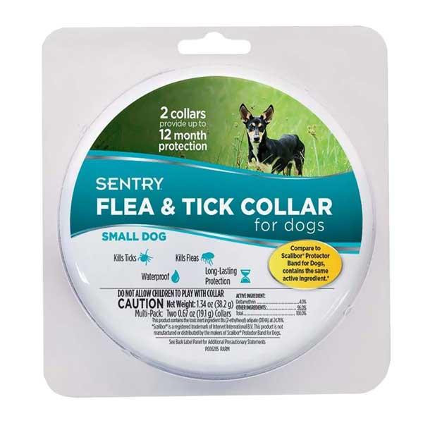 Sentry Flea and Tick - ошейник от блох и клещей Сентри для собак Длина 36 см, 2 шт (39518) - зображення 1