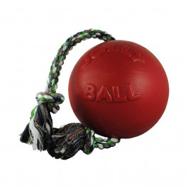 Jolly Pets Игрушки для собак мяч с канатом Ромпей-н-Ролл 16х40х16 см Фиолетовая (606PRP)