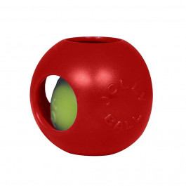 Jolly Pets Игрушки для собак мяч двойной Тизер болл 16х16х16 см Красная (1506RD)