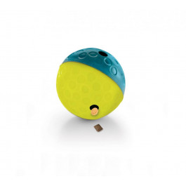 Nina Ottosson Игрушка для собак Трит Тамбл малый мяч для лакомств Желто-бирюзовый (no67326)