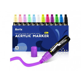 Arrtx Акрилові маркери  AACM-0510-12A, 12 кольорів
