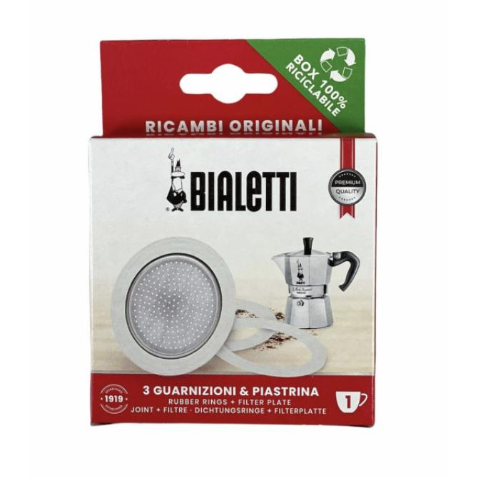 Bialetti Ремкомплект для гейзерной кофеварки  Moka Express (1 чашкa) (018492) - зображення 1