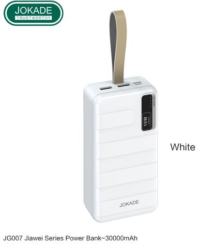 JOKADE JG007 Power Bank 30000mAh White - зображення 1