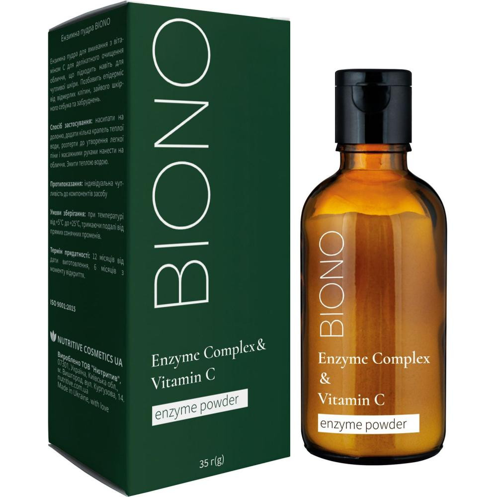 Biono Ензимна пудра для вмивання обличчя  з вітаміном з 50 г (4820267050435) - зображення 1