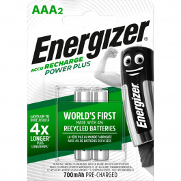 Energizer AAA 700mAh NiMH 2шт Power Plus (E300626500)