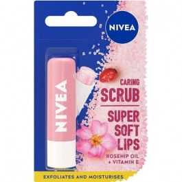 Nivea Скраб-бальзам для губ  з олією шипшини 5.5 мл (4005900686602)