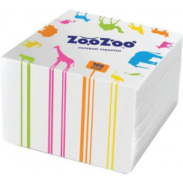 ZooZoo Салфетки бумажные 100 шт Белые (4823019009293)