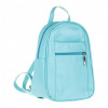 Assa Шкіряний жіночий рюкзак блакитного кольору  1064/2-1 - зображення 1