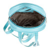 Assa Шкіряний жіночий рюкзак блакитного кольору  1064/2-1 - зображення 5