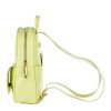 Assa Шкіряний жіночий рюкзак жовтий  1064-банан - зображення 3