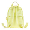 Assa Шкіряний жіночий рюкзак жовтий  1064-банан - зображення 4