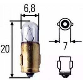   Hella J Standart 3200K 12V BA7s 2W (8GP002066121)