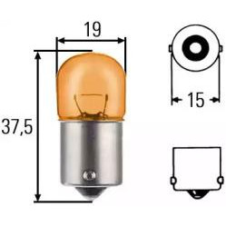 Hella RY10W Standart 3200K 12V BAU15s 10W (8GA002071051) - зображення 1