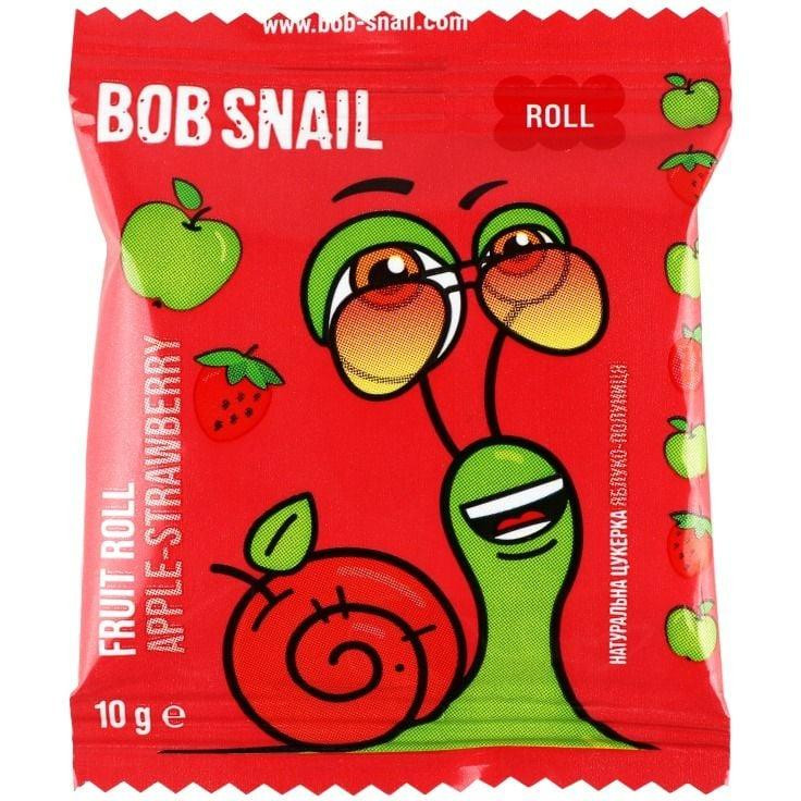 Bob Snail цукерки яблучно-полуничні 10г (4820219344391) - зображення 1