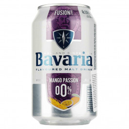 Bavaria Пиво безалкогольне  Манго Маракуя 0.33 л, з/б (8714800036535)