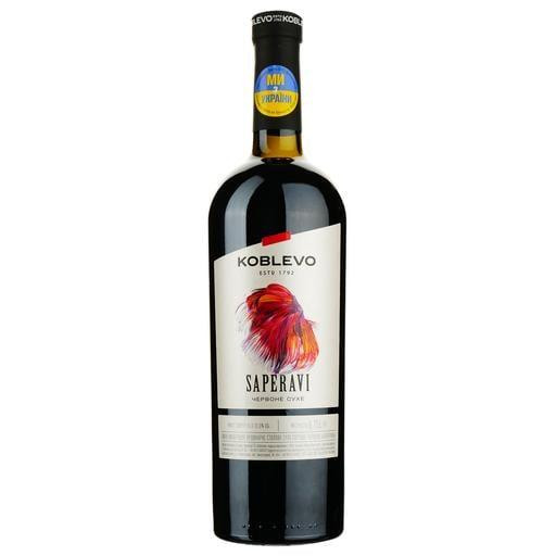 Коблево Вино червоне  Saperavi сухе, 13%, 700 мл (4820004922292) - зображення 1