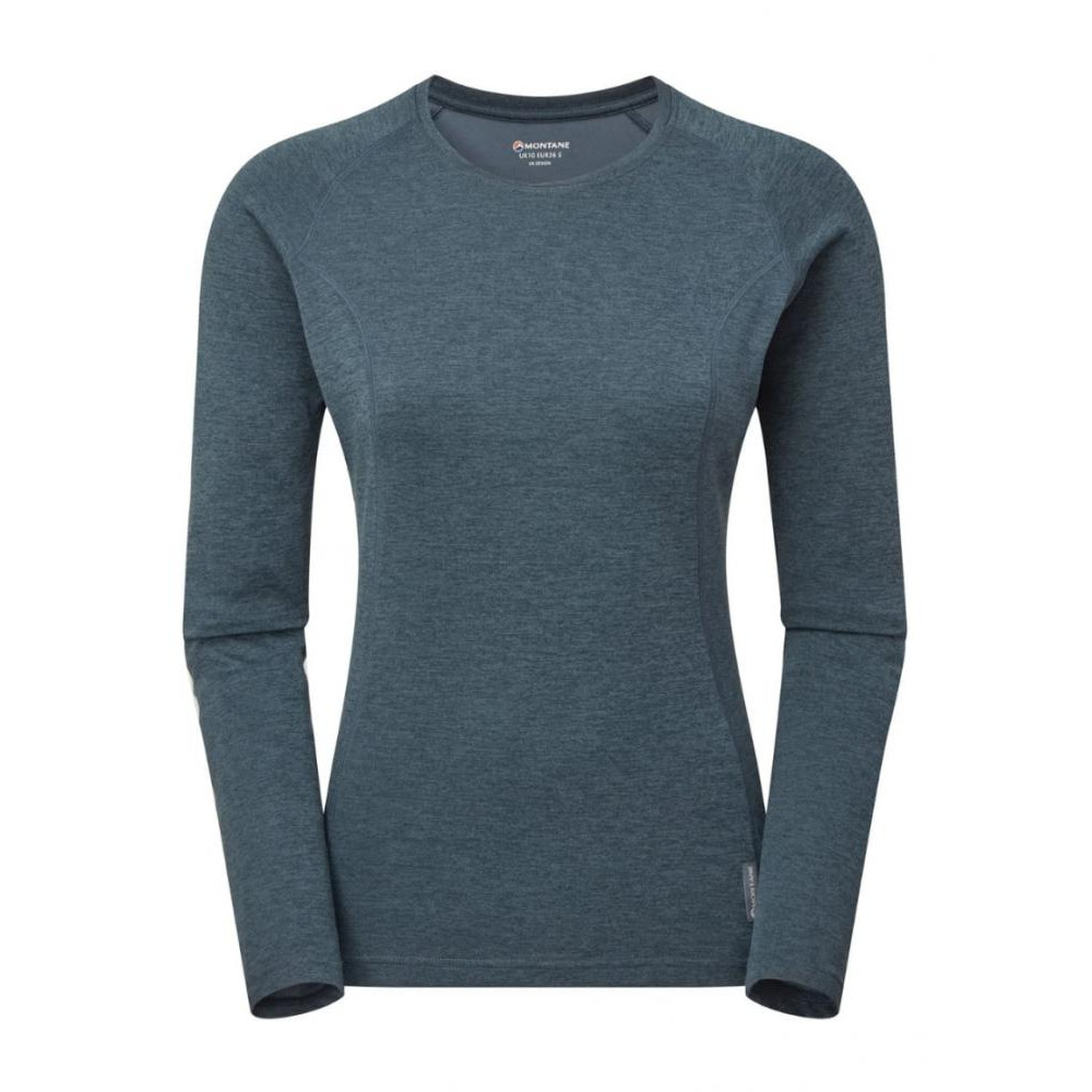 Montane Жіноча термокофта  Female Dart Long Sleeve T-Shirt Orion Blue (FDRLSORIX13) S - зображення 1