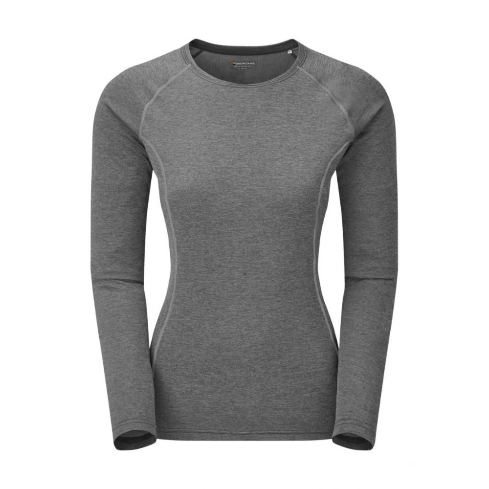 Montane Жіноча термокофта  Female Dart Long Sleeve T-Shirt Nordic Grey (FDRLSNOGB13) M - зображення 1