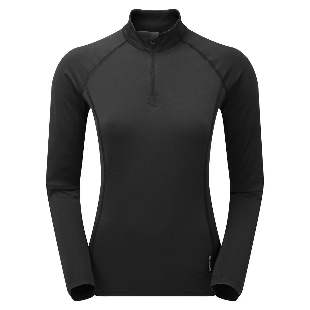 Montane Жіноча термокофта  Dart Thermo Zip Neck Black (FDTZNBLAA12) M - зображення 1