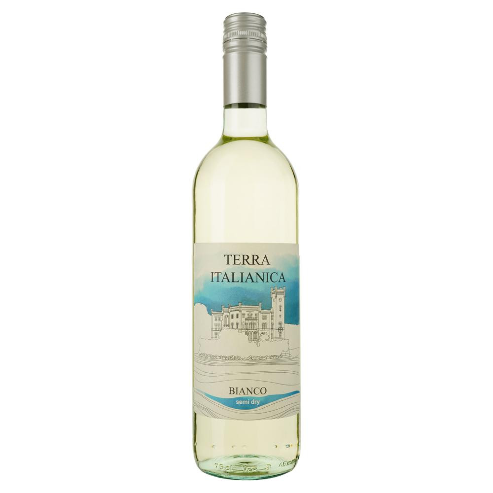 Terra Italianica Вино  Bianco біле напівсухе 0.75л (8008900002164) - зображення 1