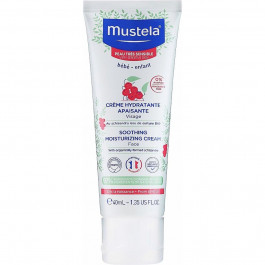 Mustela Зволожуючий крем для обличчя  Soothing Moisturizing Cream, для чутливої шкіри, 40 мл