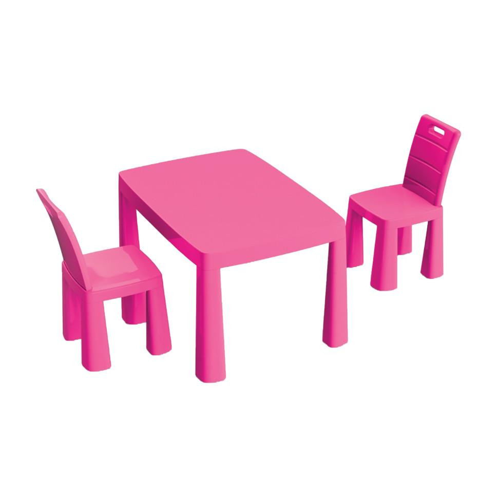 Doloni Стіл та два стільці, рожевий (04680/3) - зображення 1