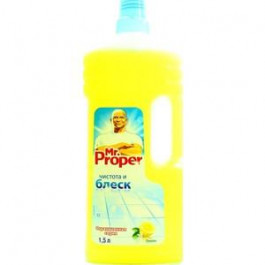 Mr.Proper миючий засіб Засіб для прибирання підлоги та стін лимон, 1500мл,  0149852