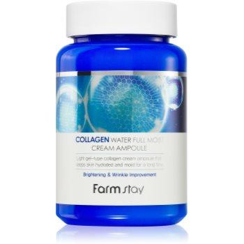 FarmStay Collagen Water Full Moist Cream Ampoule зволожуючий крем в ампулах 250 мл - зображення 1