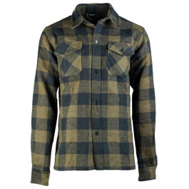 Mil-Tec Flannel Shirt - Black/Olive D/R (10940002-902)