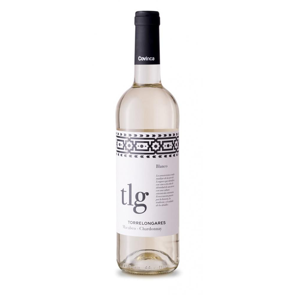 Covinca Вино  Torrelongares Macabeo Chardonnay 0,75 л сухе тихе біле (8424659103561) - зображення 1