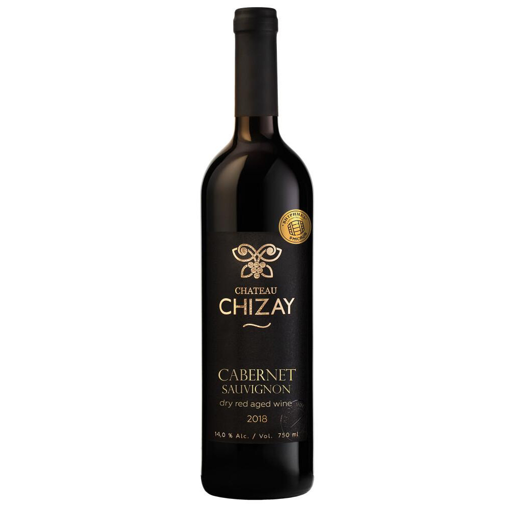 Chateau Chizay Вино  Cabernet Sauvignon, витримане 0,75 л сухе тихе червоне (4820001632446) - зображення 1