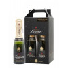 Lanson Вино Champagne  Le Black Label Brut (gift box pack 4*200ml) 0,2 л х 4 брют ігристе біле (30294400062 - зображення 1