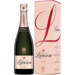 Lanson Вино Champagne  Rose Label Brut 0,75 л брют ігристе рожеве (3029440000460)