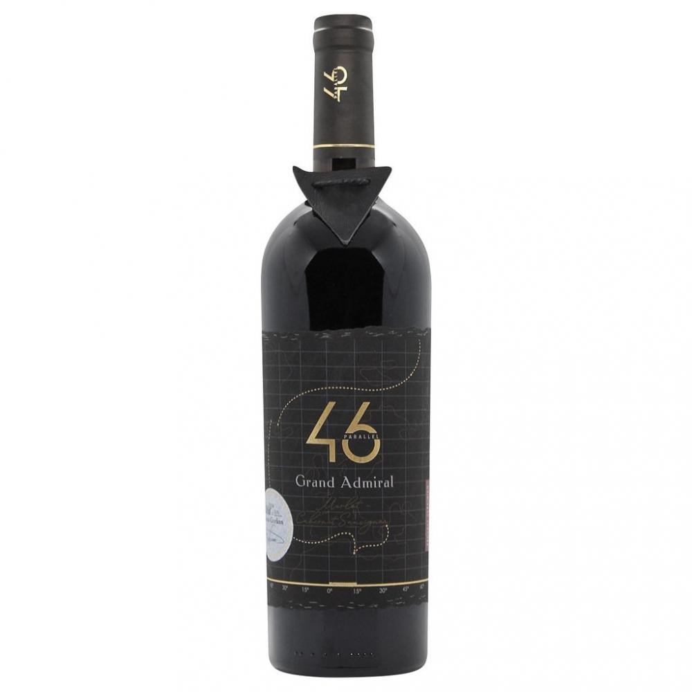 46 Parallel Вино Grand Admiral Merlot-Cabernet 0,75 л сухе тихе червоне (4820233641025) - зображення 1