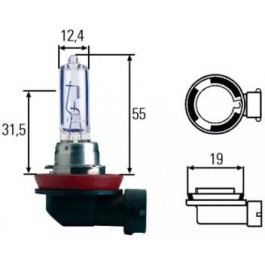   Hella H9 White Light 3200K 12V PGJ19-5 65W (8GH008357181)