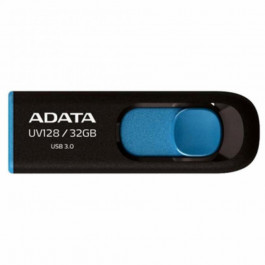 ADATA 32 GB UV128 Black-Blue USB 3.0 (AUV128-32G-RBE)