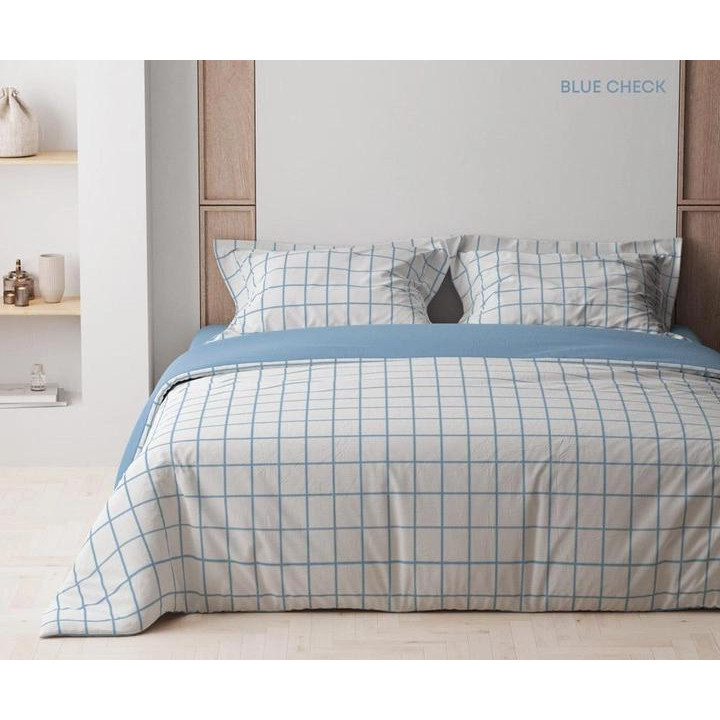 ТЕП Комплект постільної білизни  Євро 200 x 215 см Happy Sleep Blue Check (2000008904605) - зображення 1