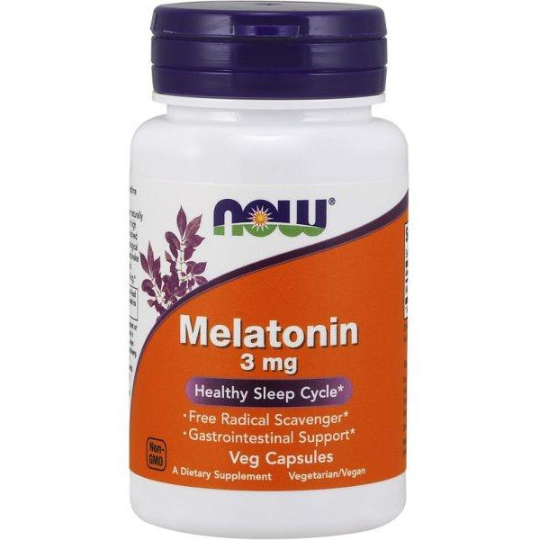Now Мелатонін  Foods 3 мг 30 капсул (19113255) - зображення 1