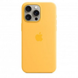 Apple iPhone 15 Pro Max Silicone Case with MagSafe - Sunshine (MWNP3)