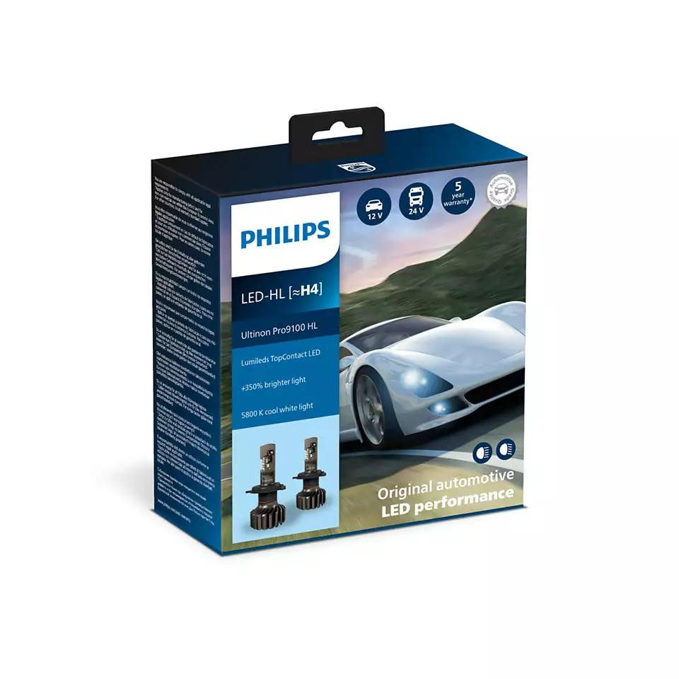 Philips H4 12/24V Ultinon Pro9100 +350% (11342U91X2) - зображення 1