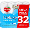 Ruta Туалетний папір  Pure White Deluxe 3 шари 160 відривів 32 рулони (4820202896135) - зображення 1