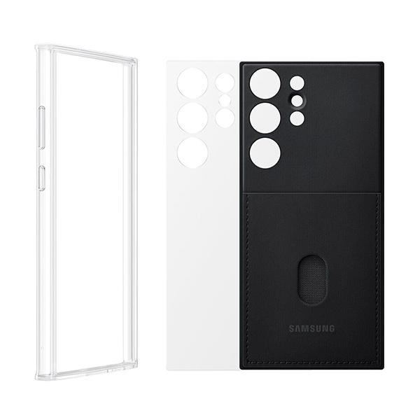 Samsung S918 Galaxy S23 Ultra Frame Case Black (EF-MS918CBEG) - зображення 1