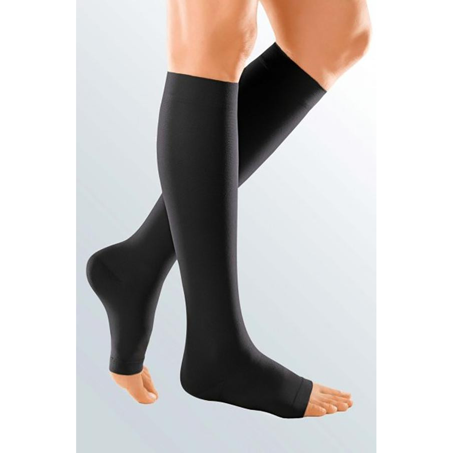 Medi Гольфи Duomed basic(AD - 33 - 37 см) - I клас, открытый носок, цвет черный, размер 5 - зображення 1